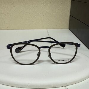 MetroSpec Brown and Blue Eyeglasses
Never worn- old stock